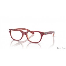 Ray Ban Optics Kids Top Red/Violet/Orange Frame RY1555 Eyeglasses