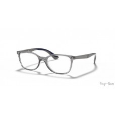 Ray Ban Optics Kids Transparent Grey Frame RY1586 Eyeglasses