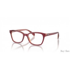 Ray Ban Optics Kids Top Red/Violet/Orange Frame RY1591 Eyeglasses