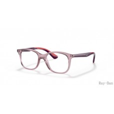 Ray Ban Optics Kids Transparent Violet Frame RY1604 Eyeglasses