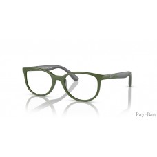 Ray Ban Optics Kids Bio-based Green On Grey Frame RY1622 Eyeglasses