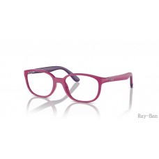 Ray Ban Optics Kids Bio-based Fuchsia On Violet Frame RY1632 Eyeglasses