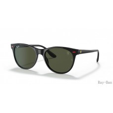 Ray Ban Scuderia Ferrari Collection Black And Green RB2202M Sunglasses