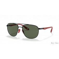 Ray Ban Scuderia Ferrari Collection Black And Green RB3659M Sunglasses