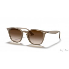 Ray Ban Beige And Brown RB4258F Sunglasses