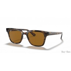 Ray Ban Light Havana And Brown RB4323 Sunglasses