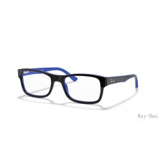 Ray Ban Optics Black On Blue Frame RB5268 Eyeglasses