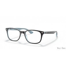 Ray Ban Optics Havana On Light Blue Frame RB5375 Eyeglasses
