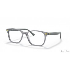 Ray Ban Scuderia Ferrari Collection Transparent Grey Frame RB5405M Eyeglasses