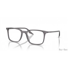 Ray Ban Optics Transparent Grey Frame RB5421F Eyeglasses