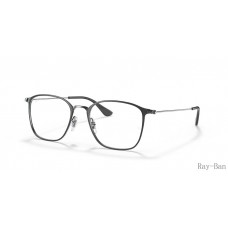 Ray Ban Optics Grey On Gunmetal Frame RB6466 Eyeglasses