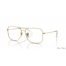 Ray Ban Optics Gold Frame RB6498 Eyeglasses