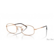 Ray Ban Optics Rose Gold Frame RB6510 Eyeglasses