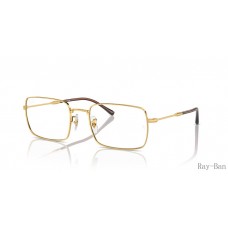 Ray Ban Optics Gold Frame RB6520 Eyeglasses