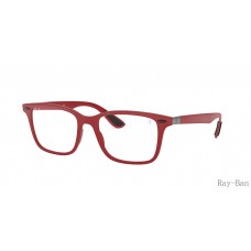Ray Ban Scuderia Ferrari Collection Red Frame RB7144M Eyeglasses