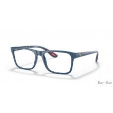 Ray Ban Scuderia Ferrari Collection Blue Vallarta Frame RB7205M Eyeglasses