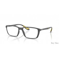 Ray Ban Optics Scuderia Ferrari Collection Grey Frame RB7213M Eyeglasses