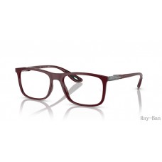 Ray Ban Optics Scuderia Ferrari Collection Dark Red Frame RB7222M Eyeglasses