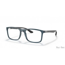 Ray Ban Optics Transparent Blue Frame RB8908 Eyeglasses