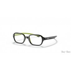 Ray Ban Optics Kids Black On Green Frame RY9074V Eyeglasses