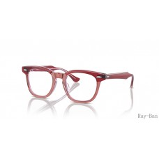 Ray Ban Optics Kids Top Red/Orange/Light Purple Frame RY9098V Eyeglasses