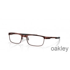 Oakley Steel Plate Brushed Grenache Eyeglasses