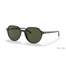 Ray Ban Thalia Black And Green RB2195 Sunglasses