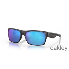 Oakley TwoFace Prizm Sapphire Polarized Lenses with Matte Black Frame Sunglasses