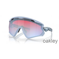 Oakley Wind Jacket 2.0 Prizm Snow Sapphire Lenses with Matte Translucent Stonewash Frame Sunglasses
