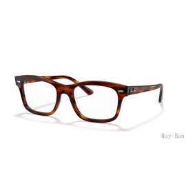 Ray Ban Burbank Optics Striped Red Havana Frame RB5383 Eyeglasses