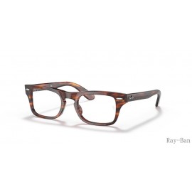 Ray Ban BuRYank Optics Kids Striped Havana Frame RY9083V Eyeglasses