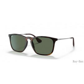 Ray Ban Chris Light Havana And Green RB4187 Sunglasses