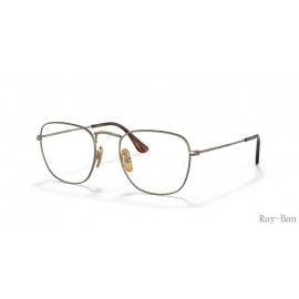 Ray Ban Frank Titanium Optics Gold Frame RB8157V Eyeglasses