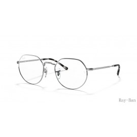 Ray Ban Jack Optics Silver Frame RB6465 Eyeglasses
