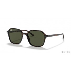 Ray Ban John Tortoise And Green RB2194 Sunglasses