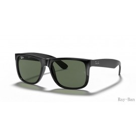 Ray Ban Justin Classic Black And Green RB4165F Sunglasses