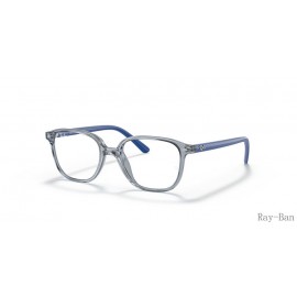 Ray Ban Leonard Optics Kids Transparent Blue Frame RY9093V Eyeglasses