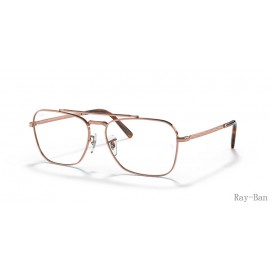 Ray Ban New Caravan Optics Rose Gold Frame RB3636V Eyeglasses
