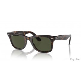 Ray Ban Original Wayfarer Classic Tortoise And Green RB2140 Sunglasses