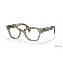 Ray Ban Optics Transparent Green Frame RB0880 Eyeglasses