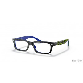 Ray Ban Optics Kids Dark Grey On Blue Frame RY1535 Eyeglasses