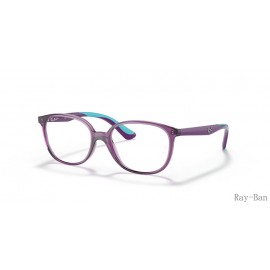 Ray Ban Optics Kids Transparent Violet Frame RY1598 Eyeglasses