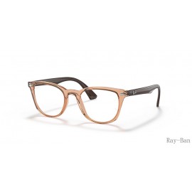 Ray Ban Optics Kids Transparent Brown Frame RY1601 Eyeglasses