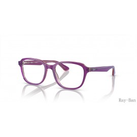 Ray Ban Optics Kids Top Purple/Pink/Beige Frame RY1627 Eyeglasses