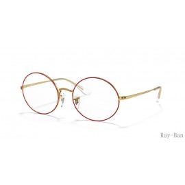 Ray Ban Oval Red Frame RB1970V Eyeglasses