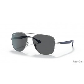 Ray Ban Silver And Grey RB3683 Sunglasses