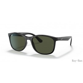 Ray Ban Black And Green RB4374 Sunglasses