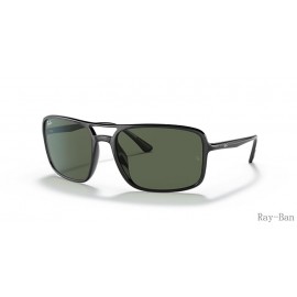 Ray Ban Black And Green RB4375 Sunglasses