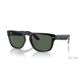 Ray Ban Black Transparent And Green RB4407 Sunglasses