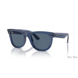 Ray Ban Wayfarer Reverse Transparent Navy Blue And Blue RBR0502S Sunglasses